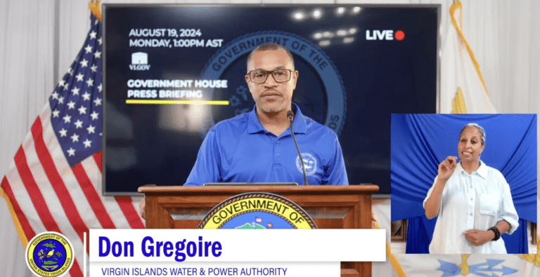 Government Officials Update Public After Tropical Storm Ernesto
